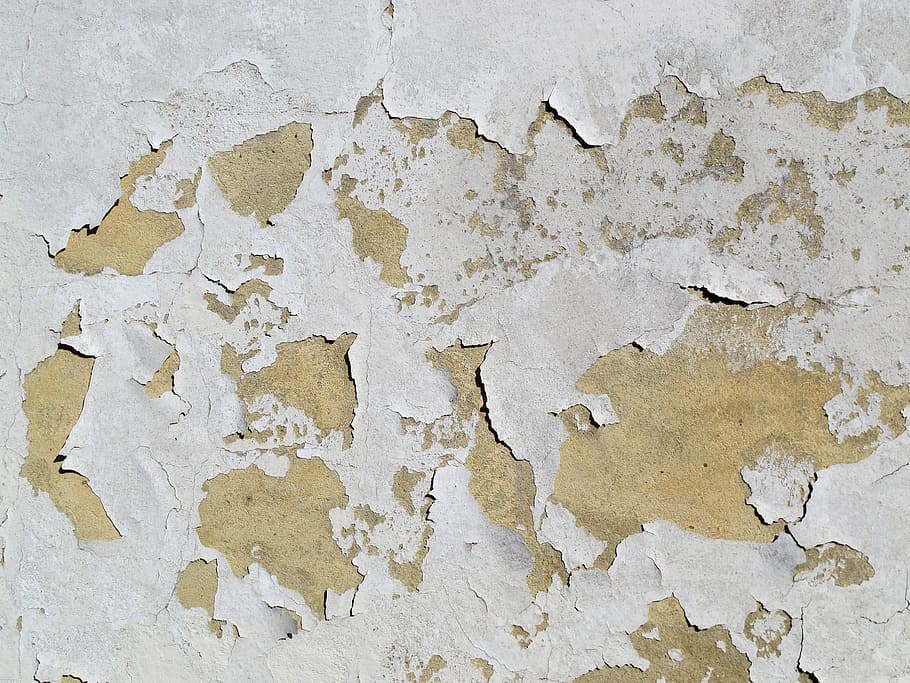 scrap white paint, Texture, Wall, Grunge, Bare, Structure, background, HD wallpaper