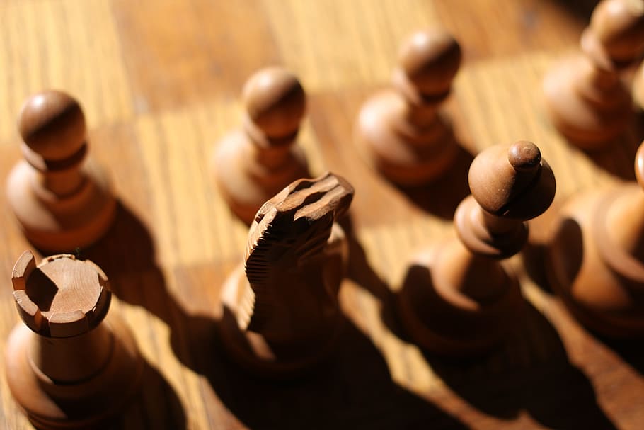 chess, pawns, game, board game, chess piece, leisure games HD wallpaper