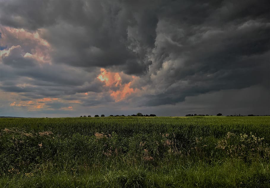 storm, clouds, landscape, panoramic, nature, sky, outdoors HD wallpaper