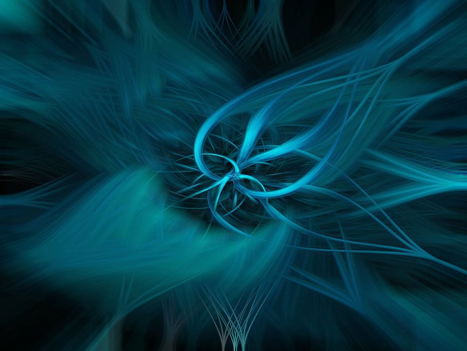 green and black illustration, abstract, manipulation, lines HD wallpaper