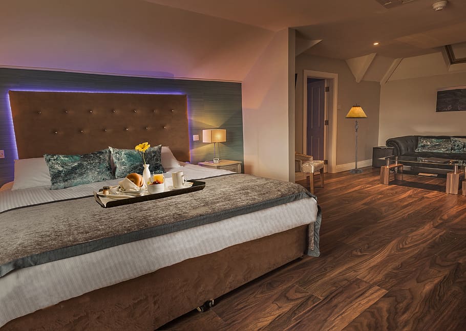 killarney, eviston, hotel, brooklodge, domestic room, indoors HD wallpaper