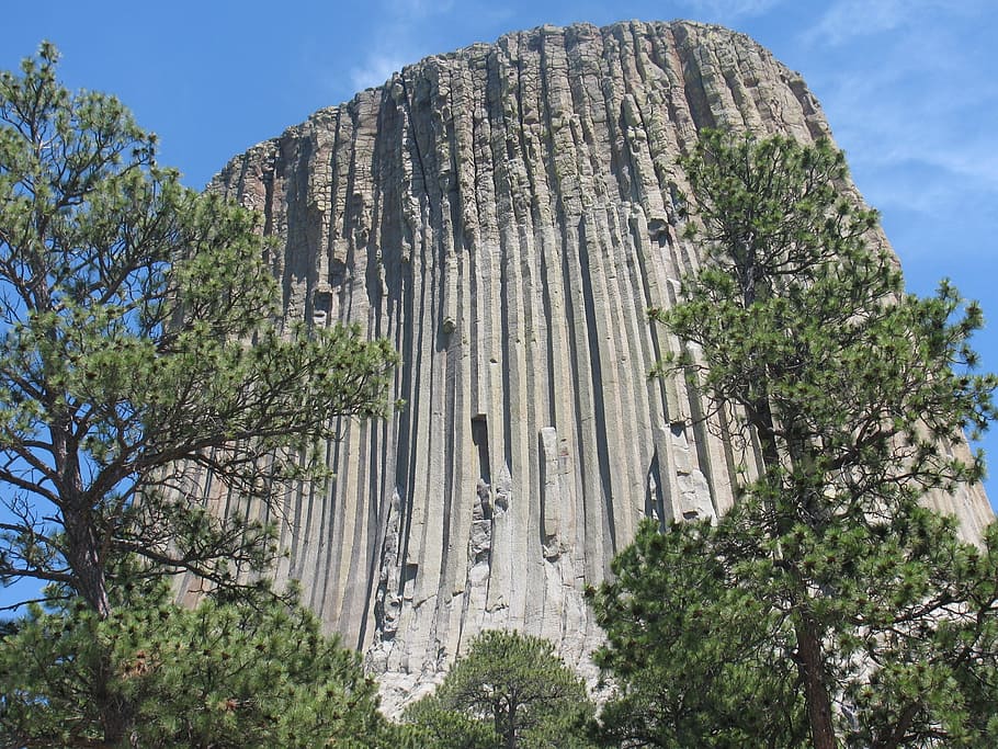 devil's tower, mountain, utah, landmark, monument valley, famous HD wallpaper