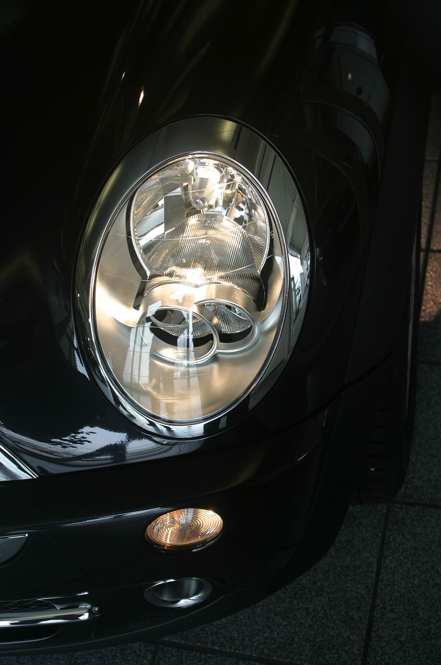 Auto, Light, Lamp, Spotlight, Lights, high angle view, car HD wallpaper