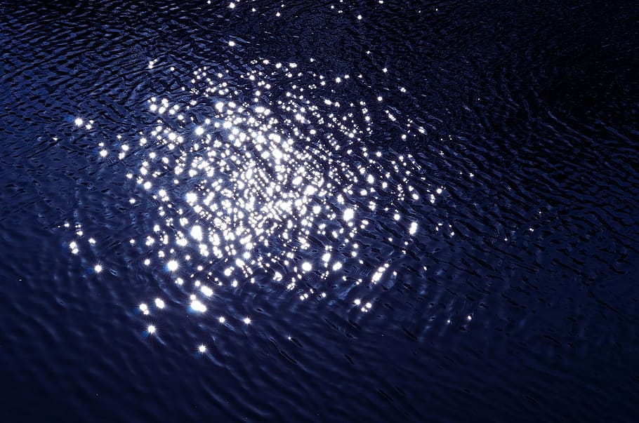 rays, reflection, sun, element, water, heat, background, spring HD wallpaper
