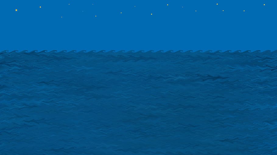 sea, ocean, wave, background, blue, water, marine, blue background, HD wallpaper