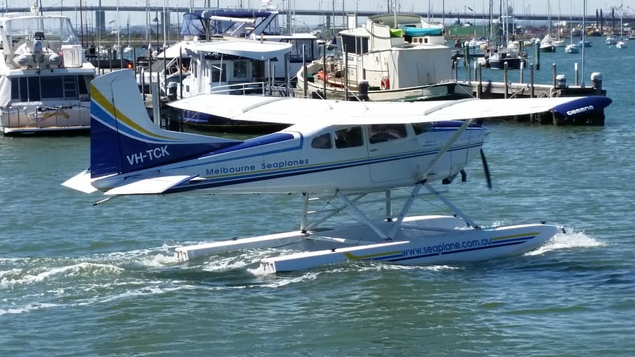 aeroplane, float, aviation, water, aircraft, seaplane, nautical vessel HD wallpaper
