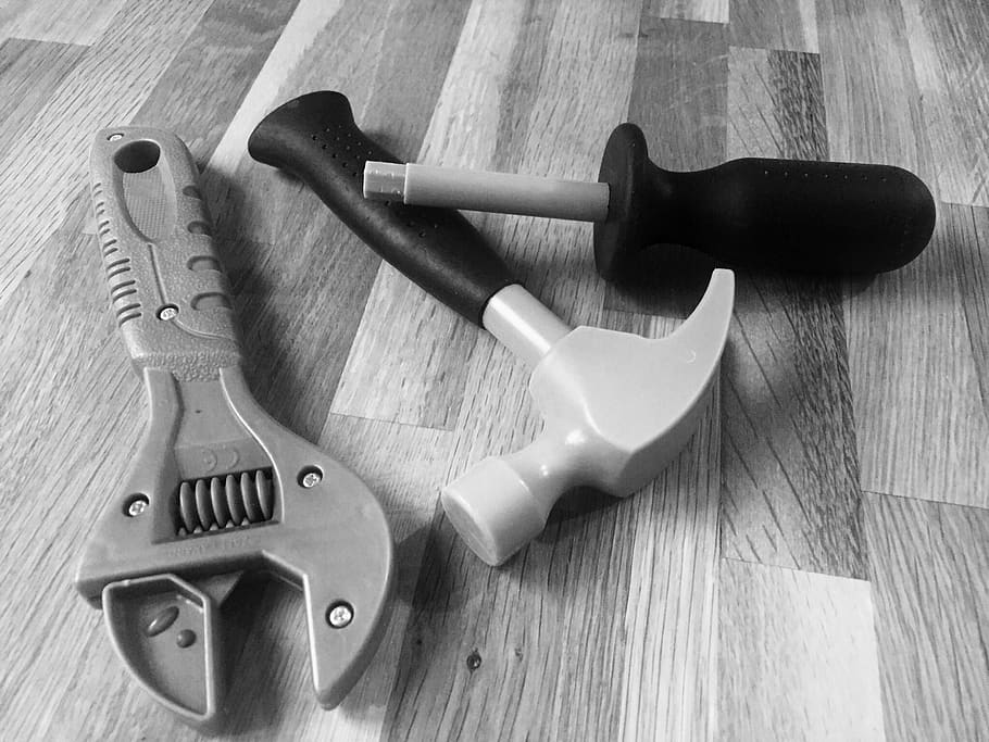 tool, toys, play, kit, wood - material, indoors, hand tool HD wallpaper