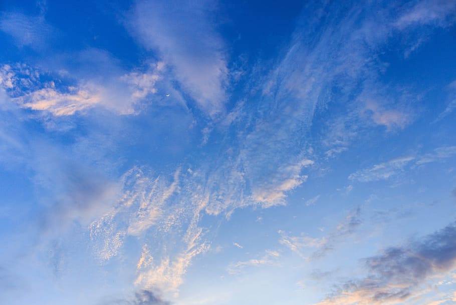 sky, cloud, high, blue, clouds sky, sky clouds, nature, wide HD wallpaper