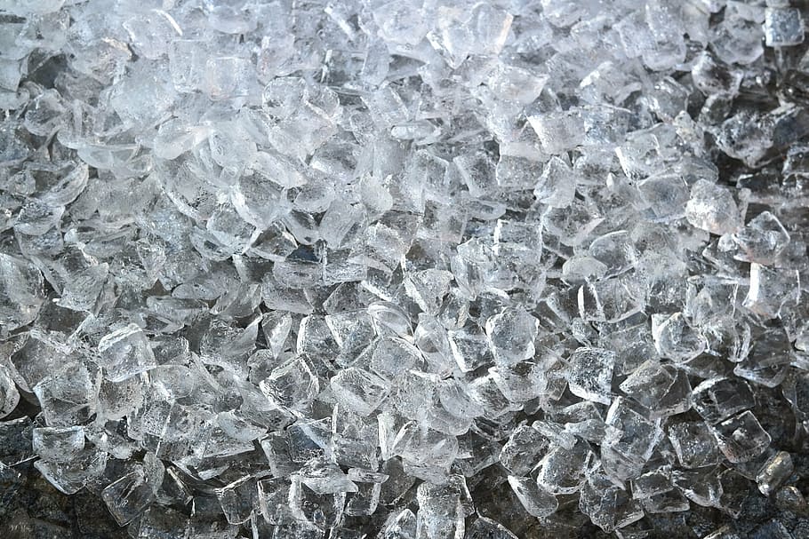 ice tube lot, ice cubes, frozen, transparent, melt, ice cold