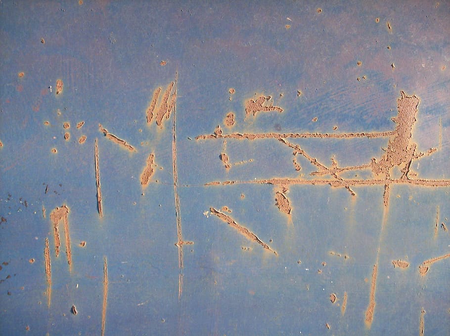 Rust, Decay, Texture, Scratched, Damaged, wall, full frame HD wallpaper
