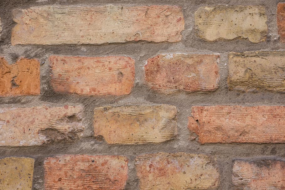 red brick, wall, texture, brick wall, natural stone, stones HD wallpaper