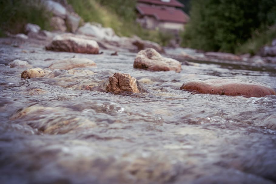river, bach, mountain stream, austria, flow, waterfall, source HD wallpaper