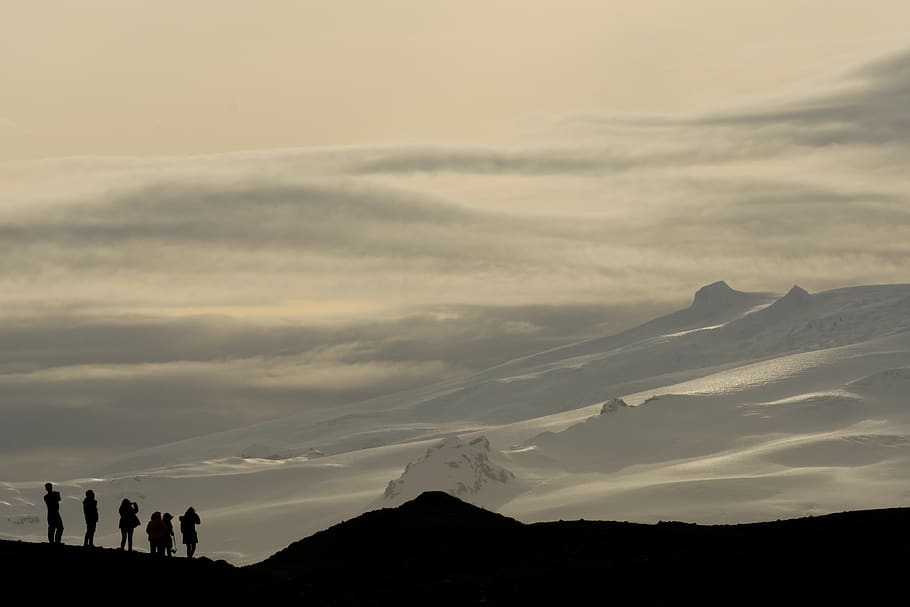 mountain, highland, cloud, sky, summit, ridge, landscape, nature HD wallpaper