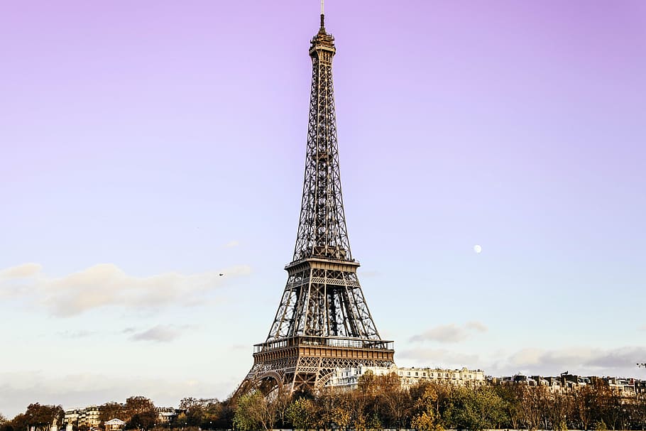 Eiffel Tower, Paris, architecture, building, city, high, landmark HD wallpaper