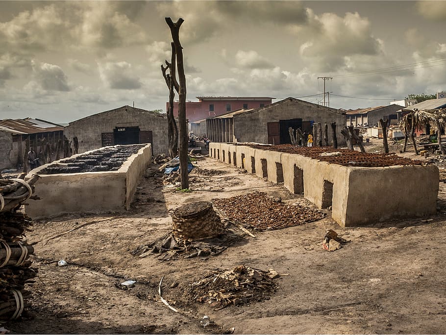 the gambia, fish, salt lick, architecture, built structure, HD wallpaper