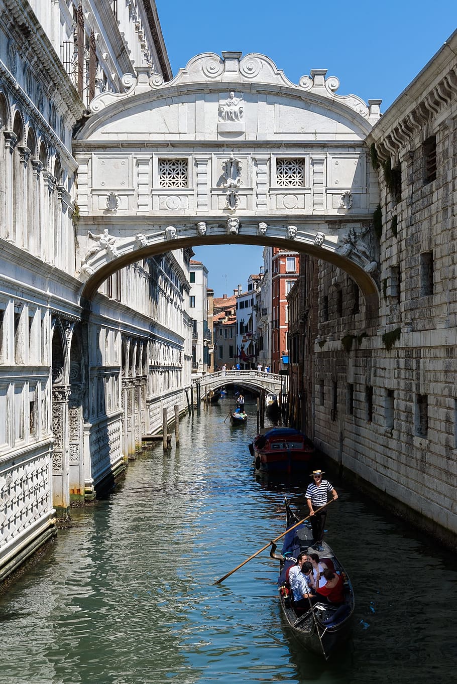 venice, bridge, sighs, gondola, water, italian, venetian, tourism, HD wallpaper