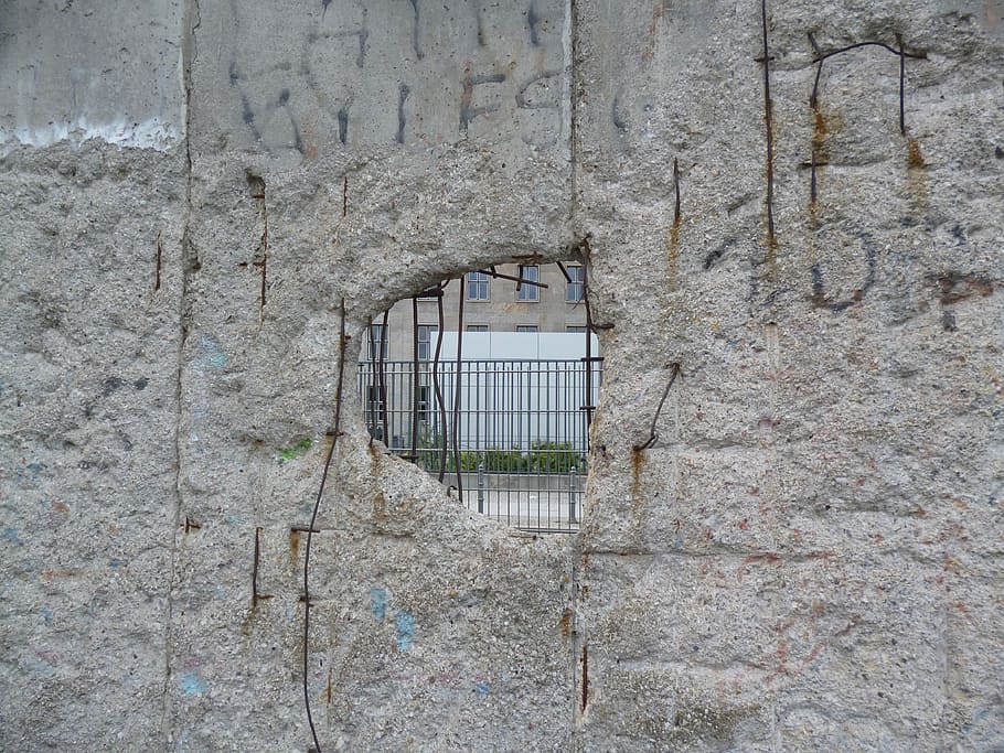 Berlin, Wall, by looking, window, no people, architecture, built structure HD wallpaper