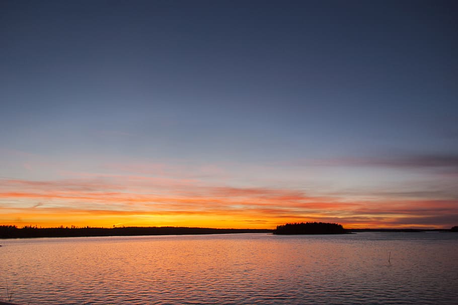 evening, sunset, summer evening, sea, sky, scenics - nature HD wallpaper