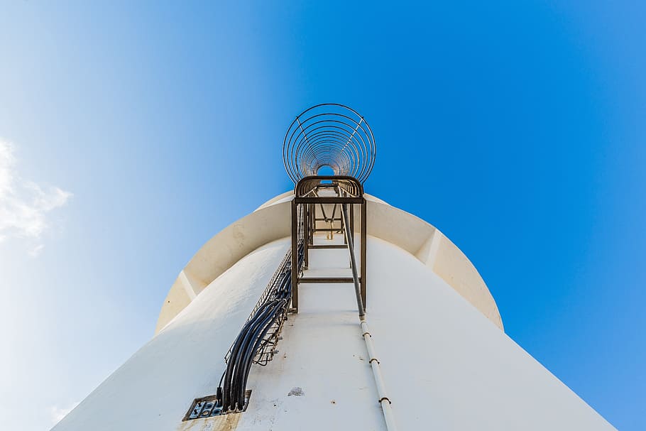 architecture, building, infrastructure, blue, sky, low angle view HD wallpaper