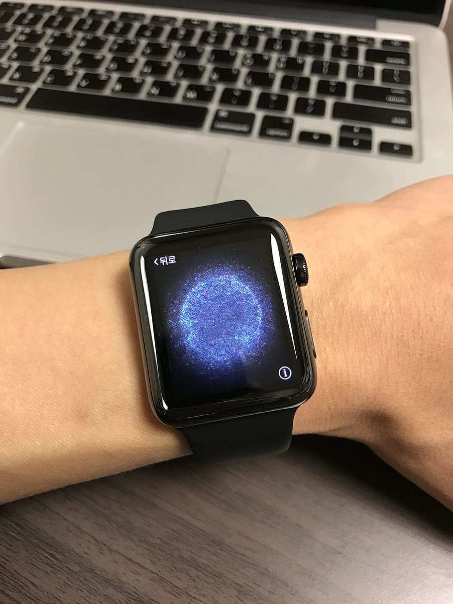 Apple Watch, Device, Electronic, Clock, electronic clock, hand