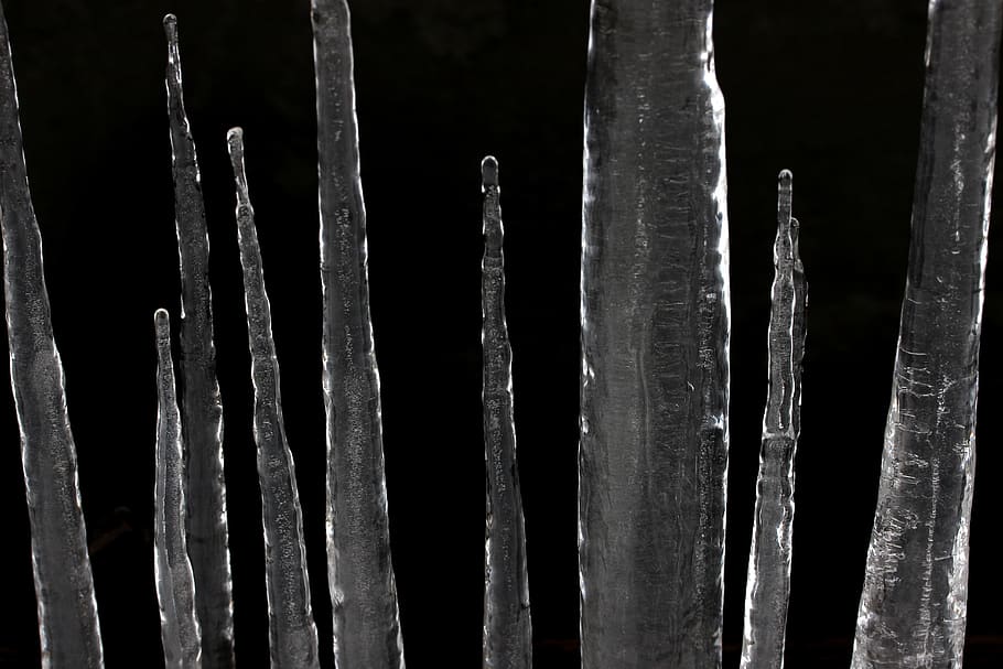 ice, icicles, cold, winter, no people, close-up, cold temperature HD wallpaper
