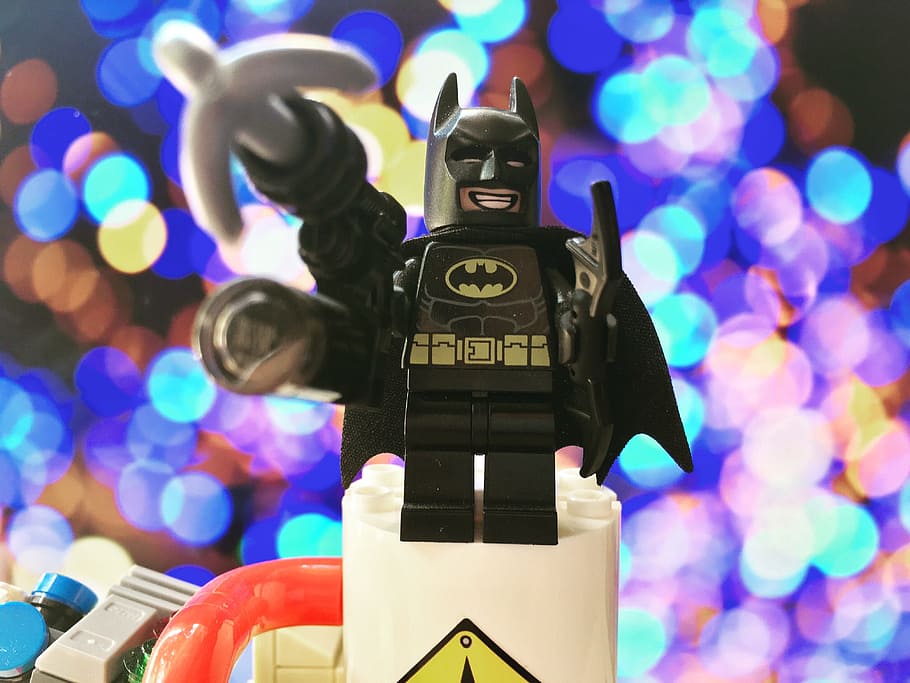 batman, lego, toys, play, glitter, movie, childhood, illuminated, HD wallpaper