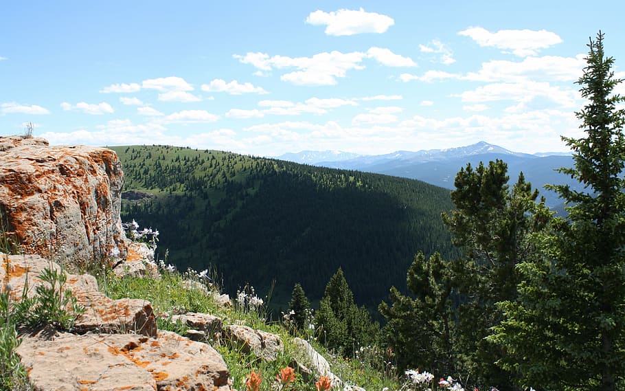 colorado, summer, mountains, clouds, sky, outdoors, rocky, scenic HD wallpaper