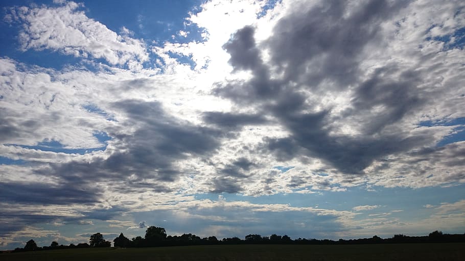 clouds, landscape, sol, blue sky, cloud - sky, scenics - nature HD wallpaper
