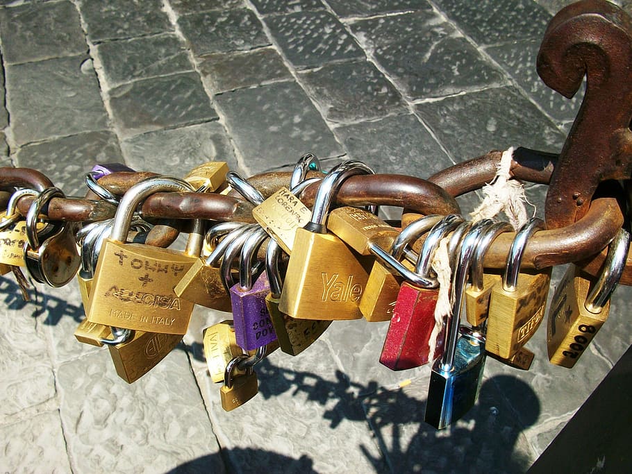hair, padlocks, string, safety, security, protection, love lock HD wallpaper