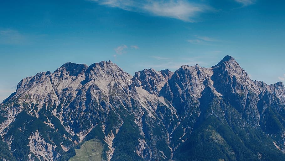 Scenic View of the Mountains, blue sky, daylight, environment HD wallpaper