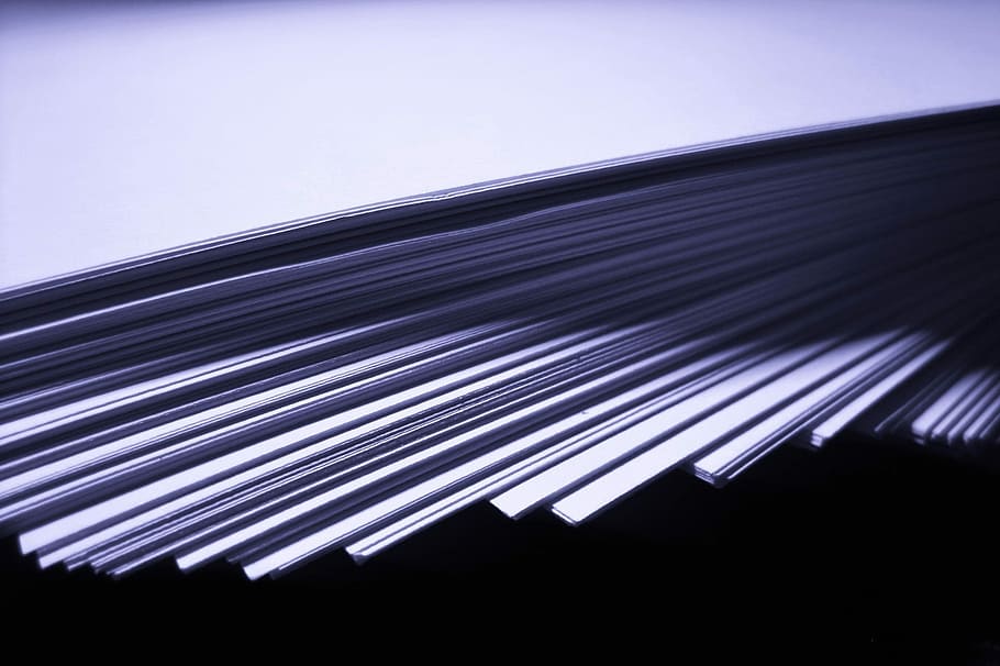 Paper, Ream, Stack, Tinted, Lavender, re-arranged, fanned out HD wallpaper