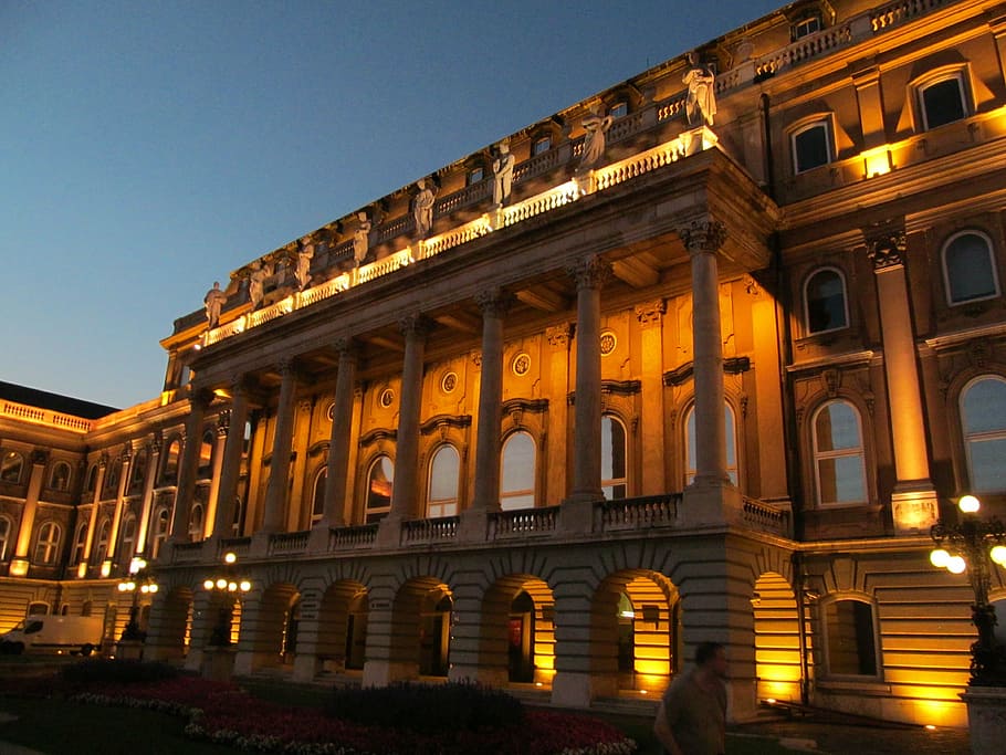 building, budapest, sunset, architecture, building exterior HD wallpaper
