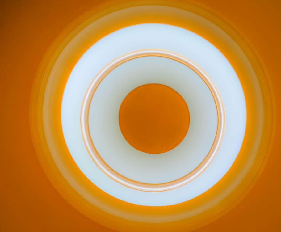 orange, circle, abstract, design, color, texture, bright, round HD wallpaper