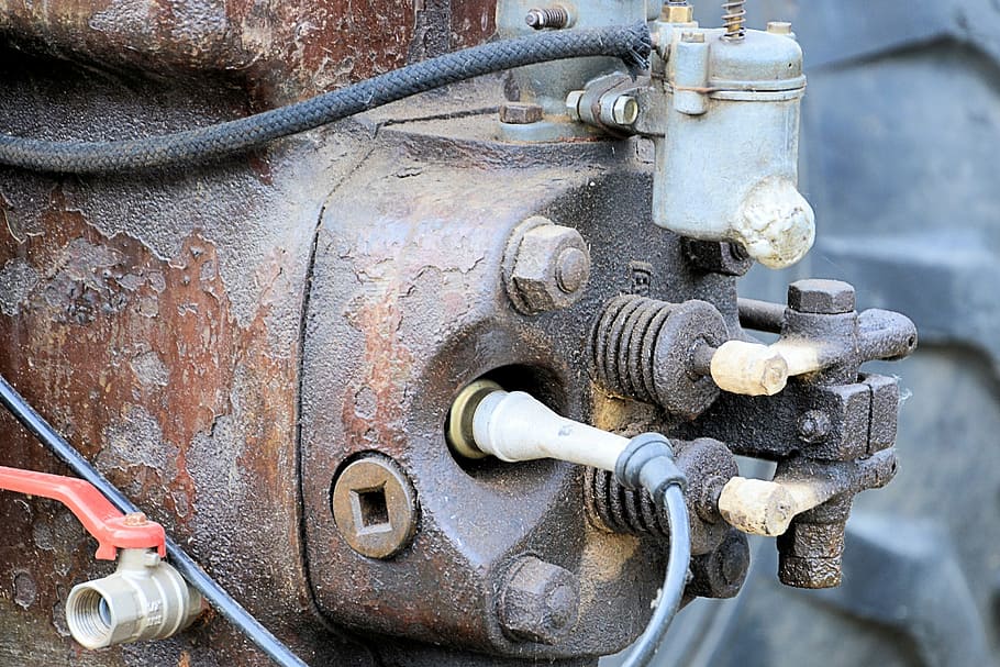 motor, old, historically, machine, agricultural machine, gasoline engine HD wallpaper