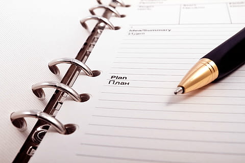 black and brown pen on white notedbook opened, Diary, Weekly HD wallpaper