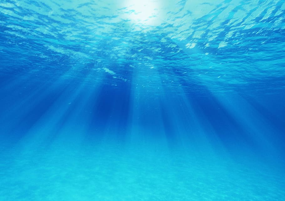 sea, blue, water, underwater, nature, no people, backgrounds HD wallpaper