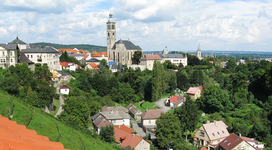 kutná hora, czech republic, views, city, architecture, building exterior, HD wallpaper