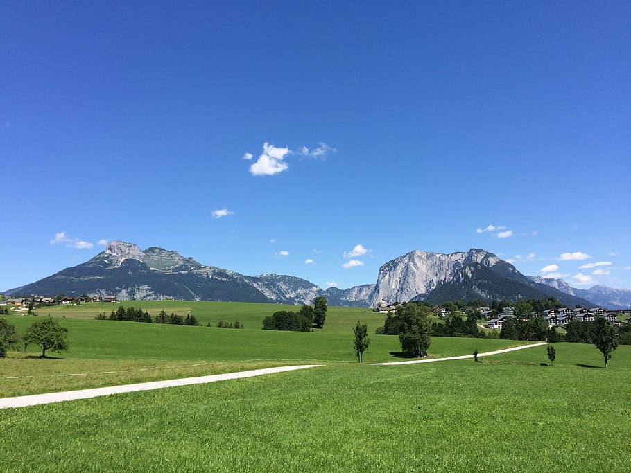 plateau, mountain landscape, austria, basic elsee, mountains, HD wallpaper