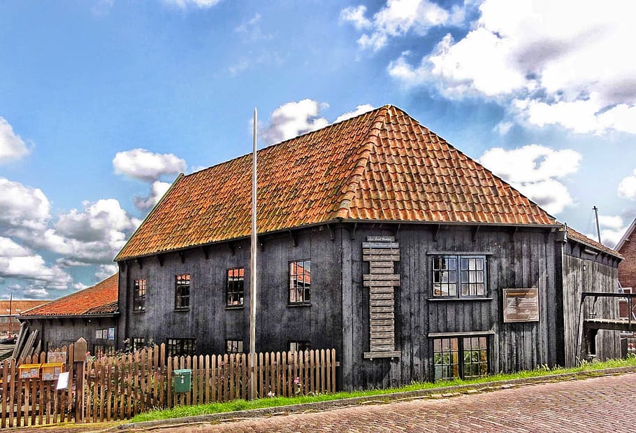 abandoned, architecture, barn, bricks, building, bungalow, business HD wallpaper