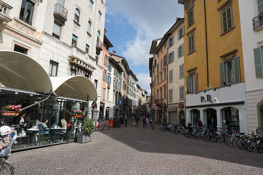 Bergamo, Italy, Holiday, City, architecture, building exterior, HD wallpaper