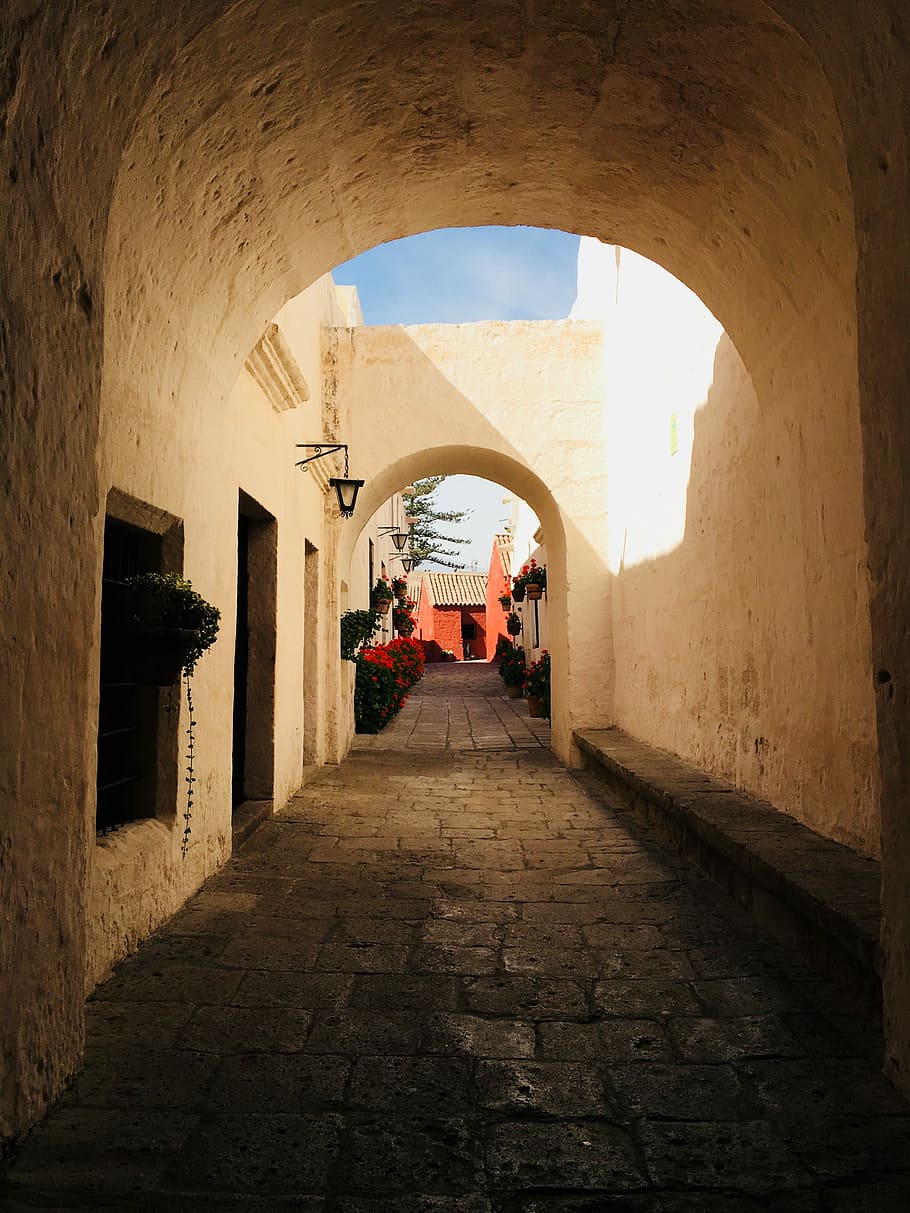 Monasterio de Santa Catalina, brown concrete building during daytime photo HD wallpaper