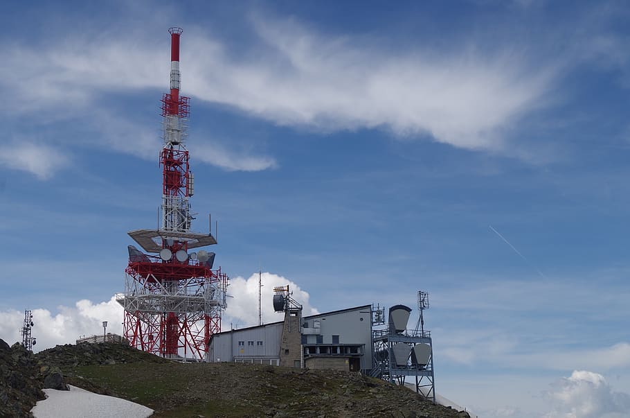 antenna, send system, transmission tower, technology, radio