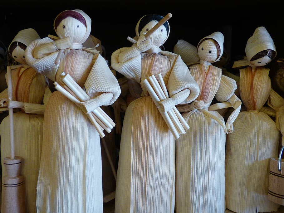 Figurine, Handicraft, Straw, Hay, the figurine, character, popular, HD wallpaper
