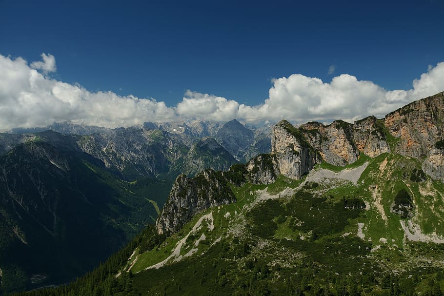 austria, tyrol, mountains, top, landscape, tourism, rocks, top view HD wallpaper