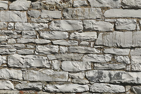 gray concrete wall, limestone wall, quarry stone, texture, natural stone HD wallpaper