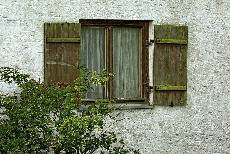 Wooden, Windows, Old, Break Up, wooden windows, shutter, facade HD wallpaper
