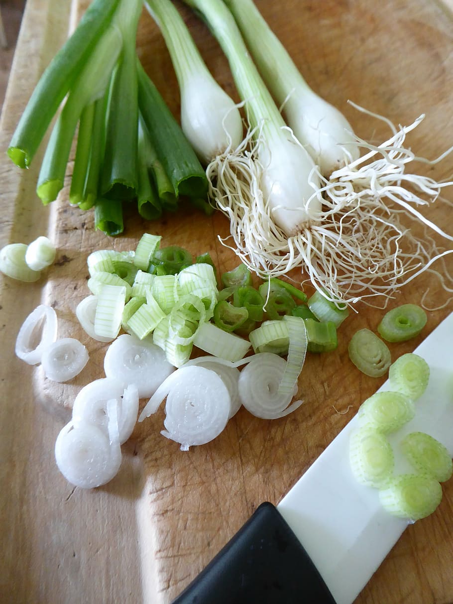 spring onions, vegetables, tuber, white, green, leek greenhouse HD wallpaper