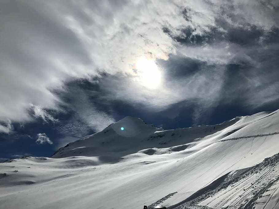 winter, wintry, clouds, snow, cloud - sky, cold temperature HD wallpaper