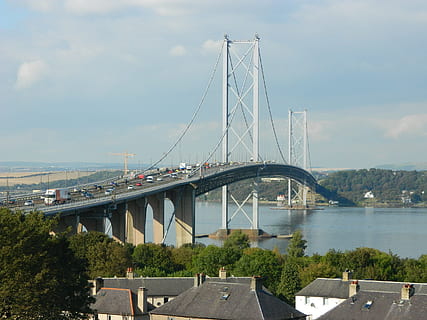 Bridge, Forth, Road, Scotland, queensferry, river, crossing HD wallpaper