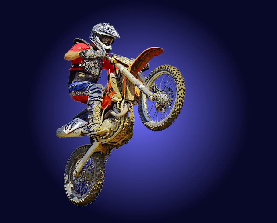 HD wallpaper: man riding off-road motorcycle, crosser, dirt bike, motocross  | Wallpaper Flare